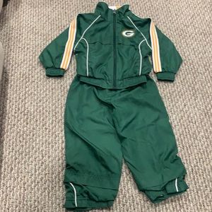 Vintage Green Bay Packers Track Suit Size 2T